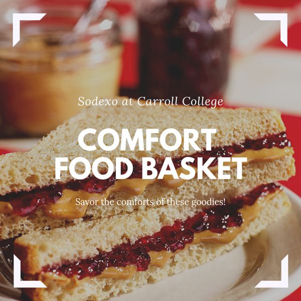 Comfort Food Basket Peanut Butter and Jelly Sandwich